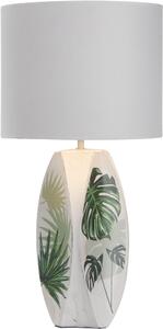 Candellux Palma asztali lámpa 1x60 W fehér-zöld 41-79978