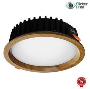 APLED APLED - LED Lámpa RONDO WOODLINE LED/12W/230V 3000K átm. 20 cm tölgy tömör fa AP0176