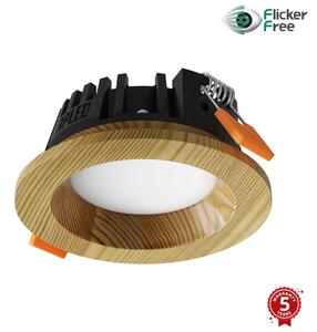 APLED APLED - LED Lámpa RONDO WOODLINE LED/3W/230V 3000K átm. 9 cm fenyő tömör fa AP0180