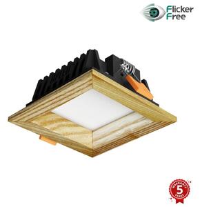 APLED APLED - LED Lámpa SQUARE WOODLINE LED/3W/230V 3000K 9x9 cm kőris tömör fa AP0208