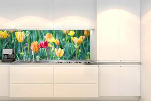 Konyhai fotótapéta - tulipánok 180 x 60 cm