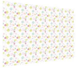 Gario Fotótapéta Vidám színes kerekek Anyag: Öntapadó, Méret: 268 x 100 cm
