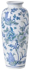 Virágtartó váza GUADIX Porcelán 35 cm Fehér/kék