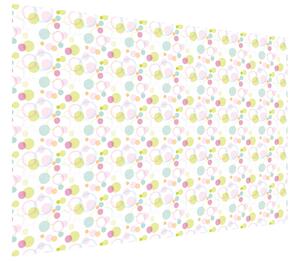 Gario Fotótapéta Vidám színes kerekek Anyag: Öntapadó, Méret: 268 x 100 cm