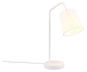 Fehér asztali lámpa textil búrával (magasság 45 cm) Buddy – Trio