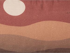 Clay Sunset barna-piros pamut párna, 50 x 30 cm - PT LIVING