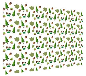Gario Fotótapéta Fák és erdei gyümölcsök Anyag: Öntapadó, Méret: 402 x 240 cm