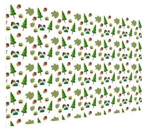 Gario Fotótapéta Fák és erdei gyümölcsök Anyag: Öntapadó, Méret: 536 x 240 cm