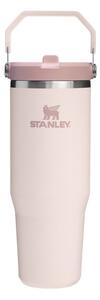 Világos rózsaszín rozsdamentes acél termosz 890 ml IceFlow™ Flip Straw 2.0 Tumbler Rose Quartz – Stanley