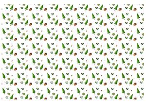 Gario Fotótapéta Zöld fácskák és makkok Anyag: Öntapadó, Méret: 95 x 205 cm