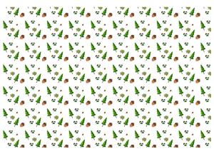 Gario Fotótapéta Zöld fácskák és makkok Anyag: Öntapadó, Méret: 268 x 240 cm