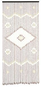 Natúr színű bambusz függöny ajtóra 90x200 cm Rhombus – Maximex
