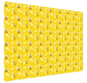 Gario Fotótapéta Kis sárga méhecskék Anyag: Öntapadó, Méret: 536 x 240 cm