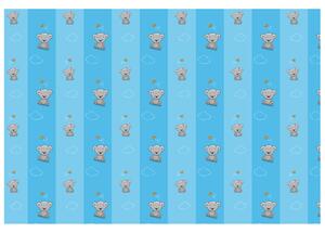 Gario Fotótapéta Csodálkozó mackó és felhok Anyag: Öntapadó, Méret: 536 x 240 cm