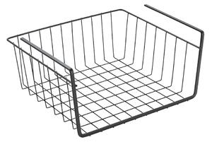 Fekete konyhai függőkosár, hosszúság 30 cm - Metaltex
