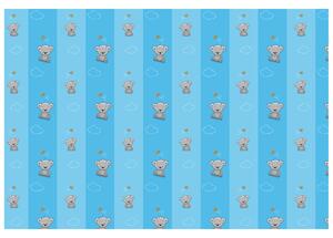 Gario Fotótapéta Csodálkozó mackó és felhok Anyag: Öntapadó, Méret: 402 x 240 cm