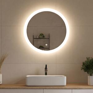 Kerek LED világítással ellátott fürdőszobai tükör 60 cm - Dual color, Érintőkapcsoló