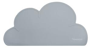 Cloud sötétszürke szilikon tányéralátét, 49 x 27 cm - Kindsgut