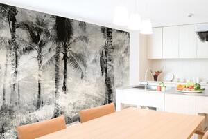 Nem szőtt fotótapéta absztrakt pálmafa 375 x 250 cm