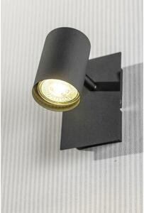 Lámpa Mennyezeti lámpatest VENETO, IP20, max. 20W, 1 x GU10, kör, fekete