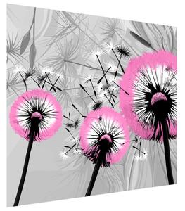Gario Fotótapéta Gyöngéd rózsaszín pitypangok Anyag: Öntapadó, Méret: 268 x 240 cm