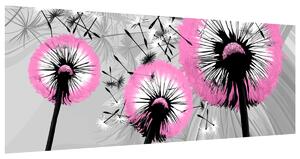 Gario Fotótapéta Gyöngéd rózsaszín pitypangok Anyag: Öntapadó, Méret: 110 x 200 cm
