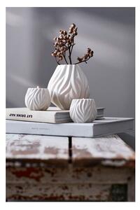 Flame fehér porcelán váza, magasság 15 cm - Morsø