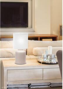 Bézs asztali lámpa textil búrával (magasság 32 cm) Iner – Candellux Lighting