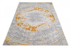 Modern szürke-arany szőnyeg a belső térben Szélesség: 80 cm | Hossz: 150 cm