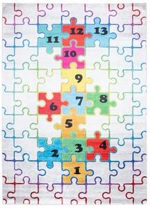 Emma Gyerekszőnyeg Színes puzzle Szélesség: 120 cm | Hossz: 170 cm