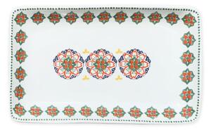Gardeny porcelán tálaló tányér, 20 x 12 cm - Villa Altachiara