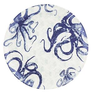 Positano kék-fehér kerámia tálaló tányér, ø 37 cm - Villa Altachiara