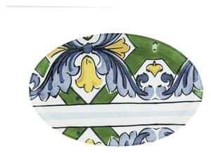 Taormina kerámia tálaló tányér, 40 x 25 cm - Villa Altachiara
