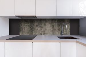 Dibond tábla a konyhapult mögött régi repedt fal - 180 x 60 cm ingyenes ragasztó