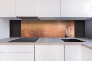Dibond tábla a konyhapult mögött réz minta - 180 x 60 cm ingyenes ragasztó