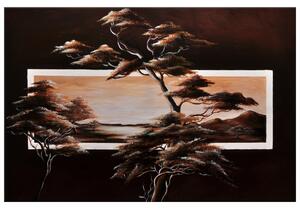 Gario Kézzel festett kép Afrikai táj Méret: 120 x 80 cm