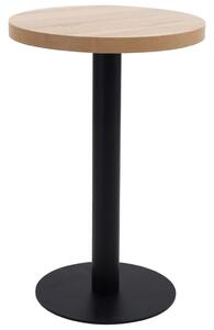 Világosbarna MDF bisztróasztal 50 cm
