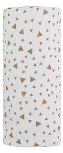 Tetra Beige Triangles pamut gyerek törölköző, 120 x 120 cm - T-TOMI