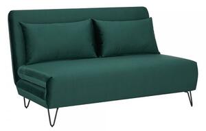 Zenia Velvet kanapé, Zöld / fekete