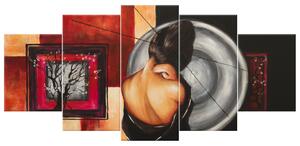 Gario Kézzel festett kép Sao Chang - 5 részes Méret: 150 x 105 cm