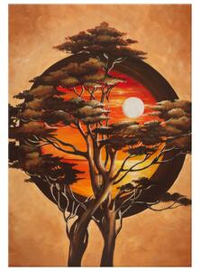 Gario Kézzel festett kép Szférikus fa Méret: 70 x 100 cm