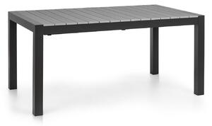 Blumfeldt Menorca Expand, kerti asztal, 163 x 95 cm, alumínium, polywood, antracit