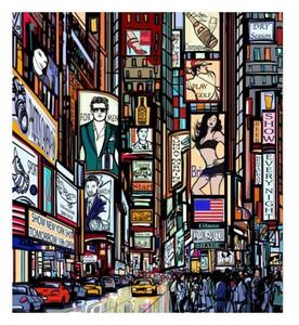 Nem szőtt fotótapéta times square 225 x 250 cm