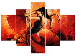 Gario Kézzel festett kép Spanyol boleró - 5 részes Méret: 100 x 70 cm