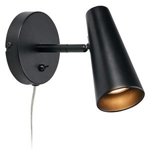 Crest fekete fali lámpa, magasság 17 cm - Markslöjd