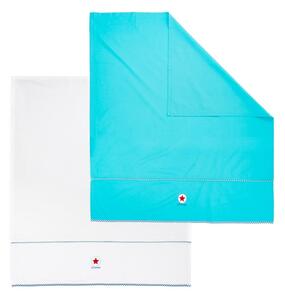 2 db kék-fehér gyerek takaró, 100 x 80 cm - Tiseco Home Studio