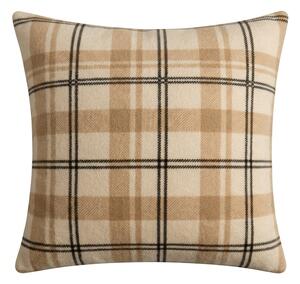 Mikroplüss párnahuzat PLAID 45x45 cm, krémszínű