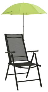 2 db zöld napernyő kempingszékhez 105 cm