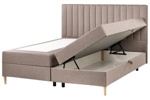 Boxspring ágy tárolóval OFFICER 180 x 200 cm Tópszín