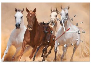 Gario Órás falikép Vágtázó lovak Méret: 30 x 30 cm